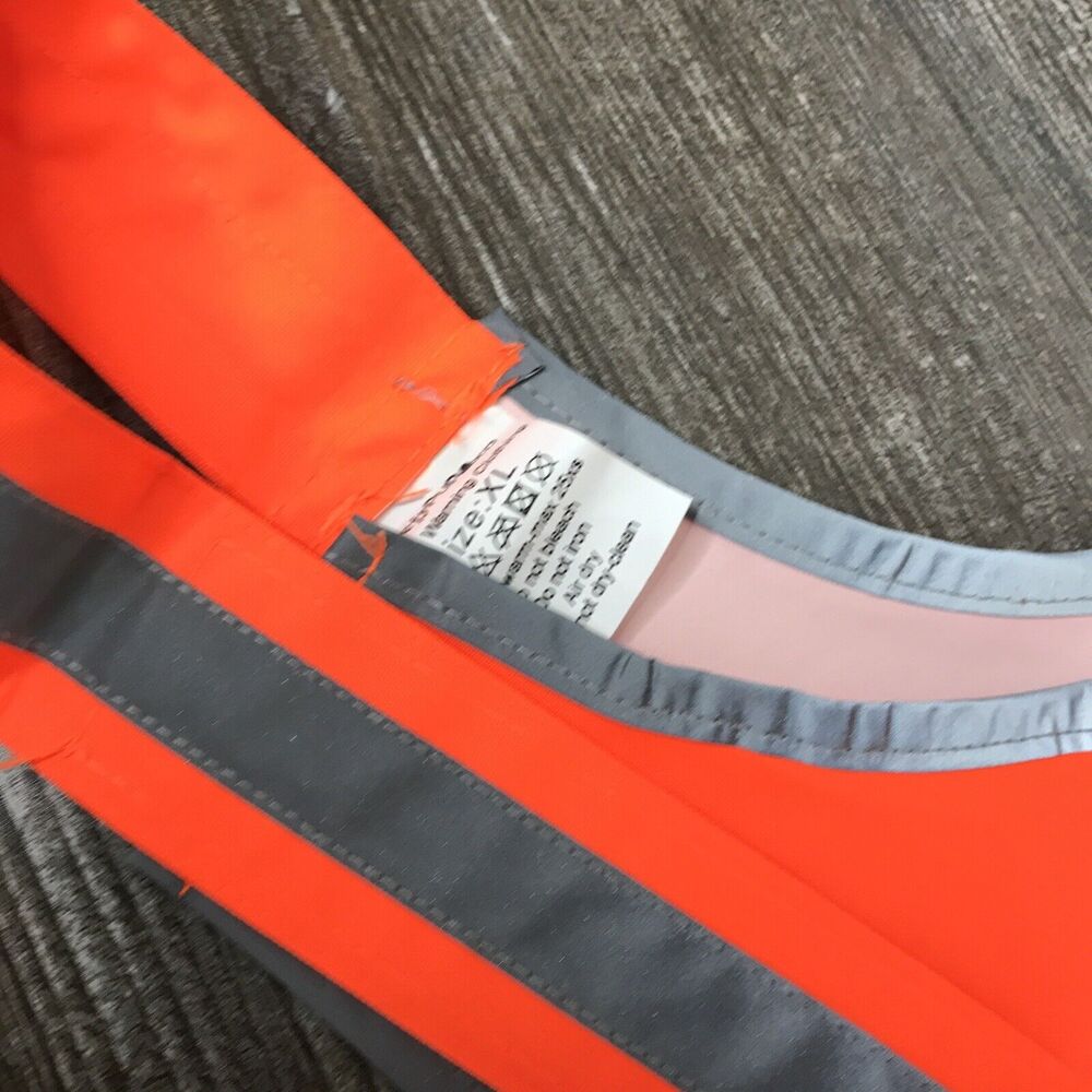 Reflective Dog Hi-Vis Warning Clothing‎ Orange XL Safety Pup XD New - Picture 5 of 8